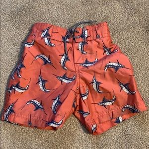 Janie and Jack Boys EUC Swim Trunks 6-12 M